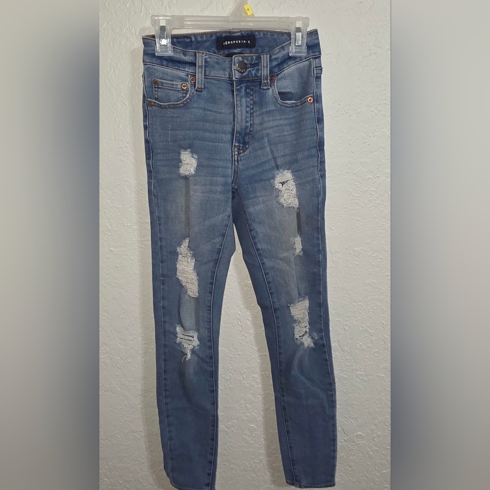 Aeropostale Blue Women Jeggings